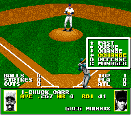 Tecmo Super Baseball screenshot 3 for Sega Genesis